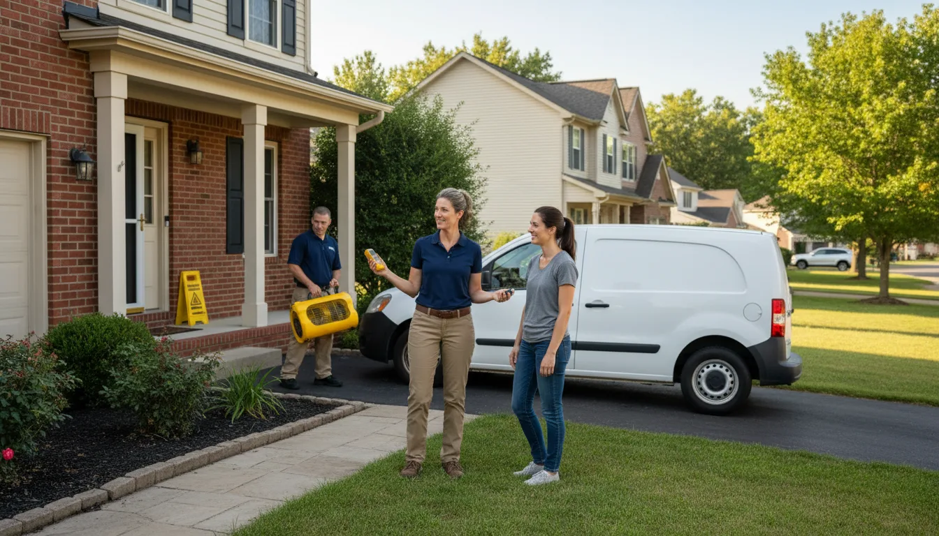 Residential water damage restoration in Grangeville, ID